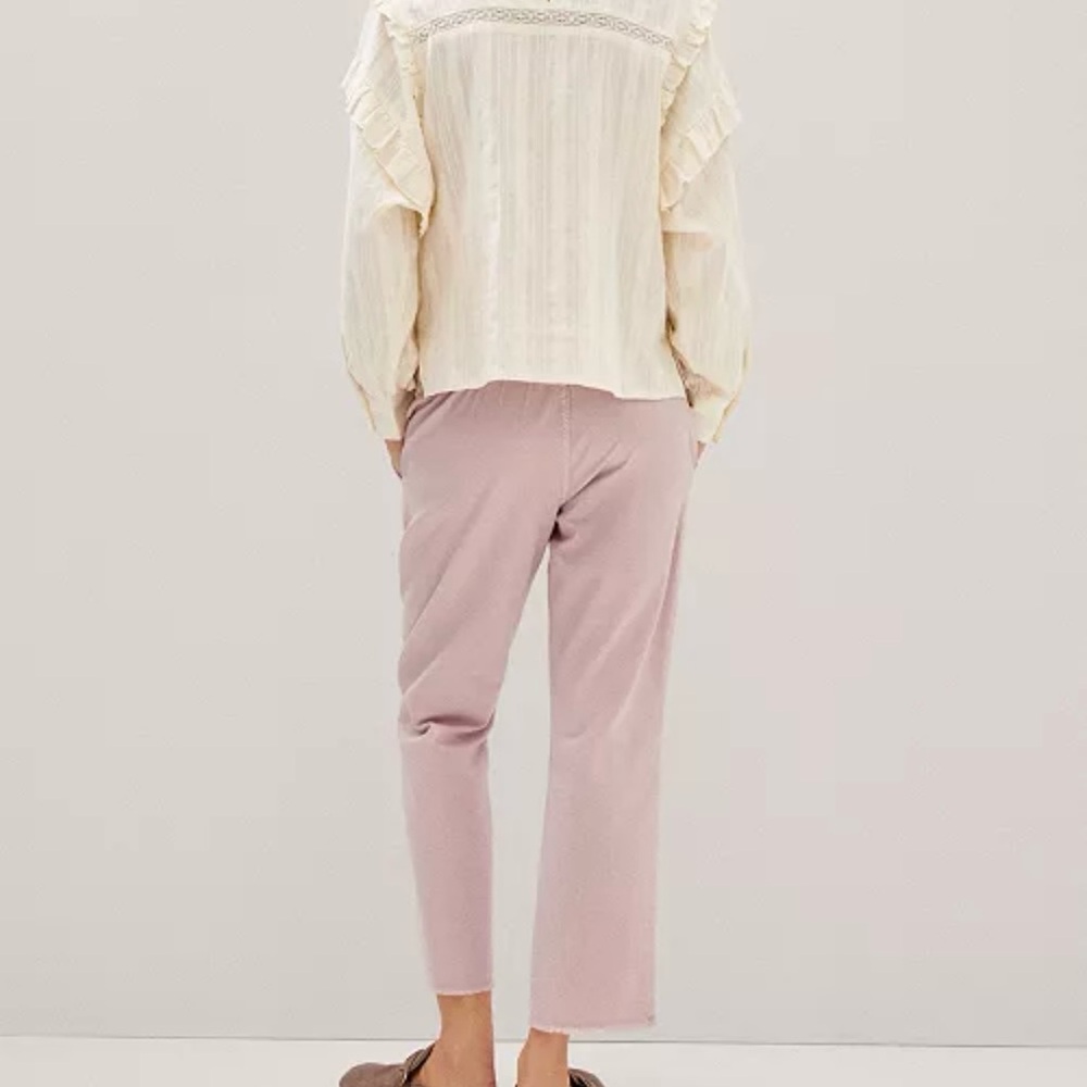 Mango Ruffled Embroidered Women's Top - Picture 3 of 7